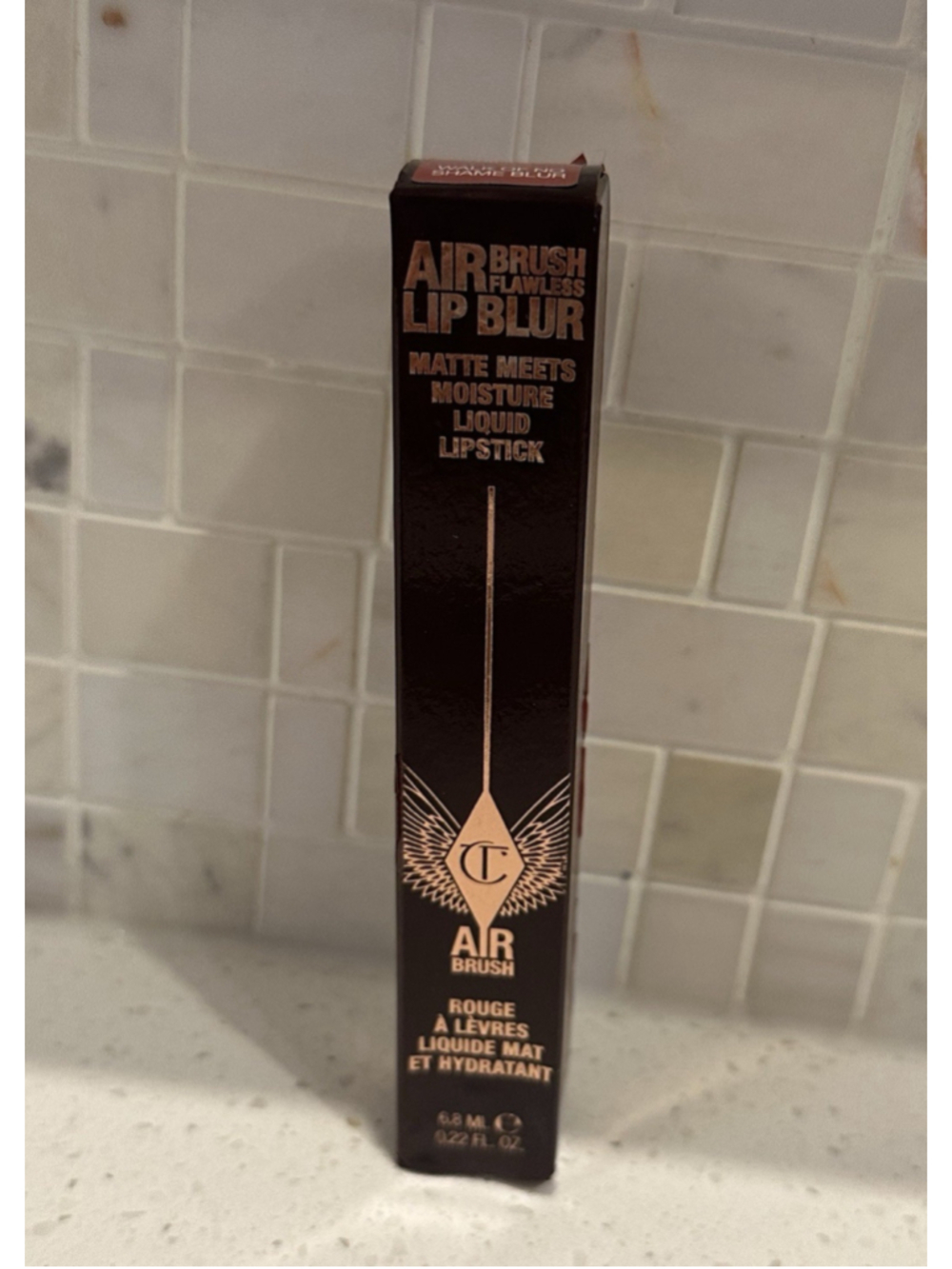 Charlotte Tilbury Airbrush Lip Blur Liquid Lipstick Walk of No Shame 0.22oz